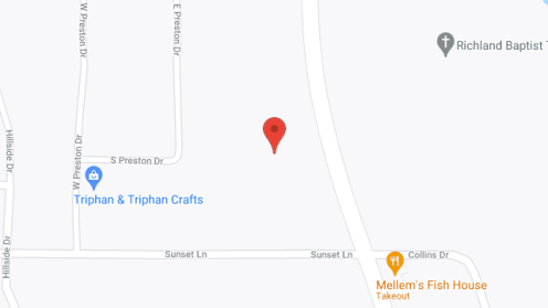 Map of the neighborhood around Allison Park Senior Home
