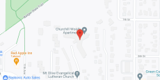 Churchill Woods Apartments in google map