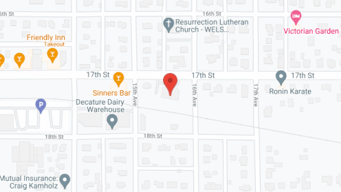 Map of the neighborhood around Graceland Manor