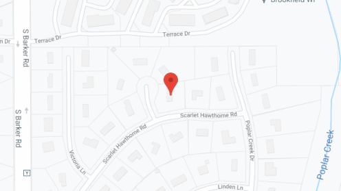 Map of the neighborhood around Fairview Hawthorne Court