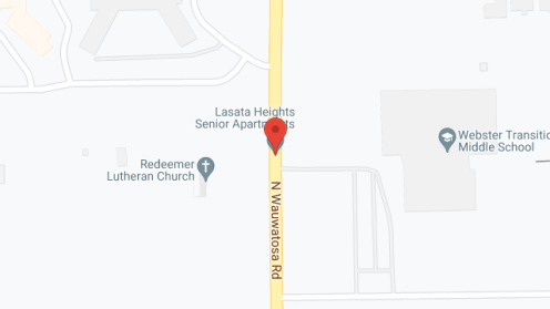 Map of the neighborhood around Lasata Heights Retirement Ctr