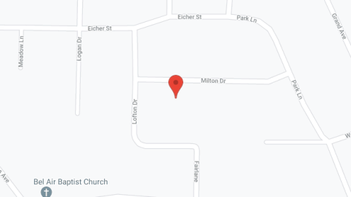 Map of the neighborhood around King's Daughters Home