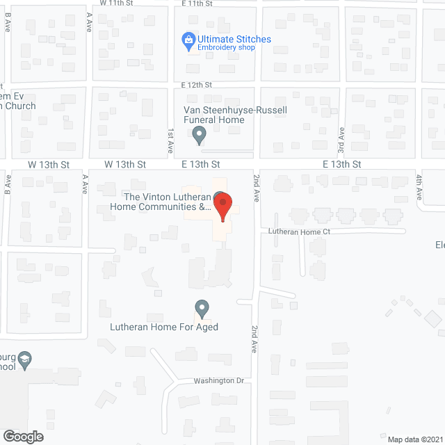 Vinton Lutheran Home in google map