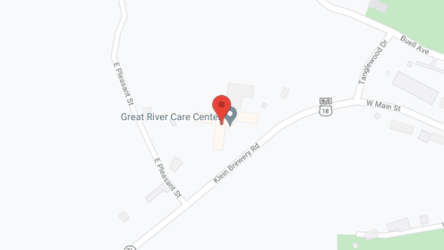 Map of the neighborhood around Great River Care Ctr