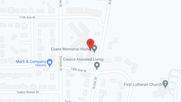 Evans Memorial Home in google map