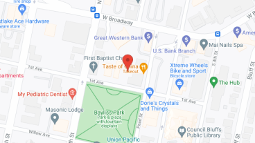 Bluffs Towers in google map