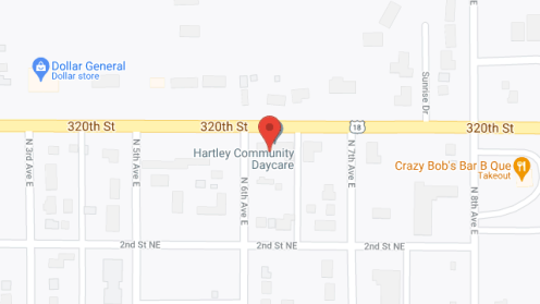Map of the neighborhood around Hartley Senior Wellness Ctr
