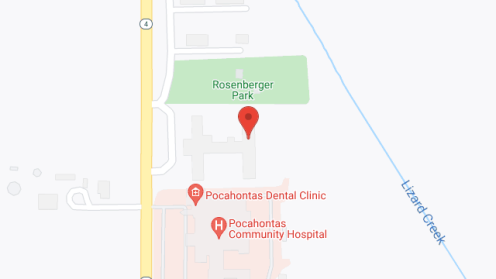 Map of the neighborhood around Pocahontas Manor Care Ctr