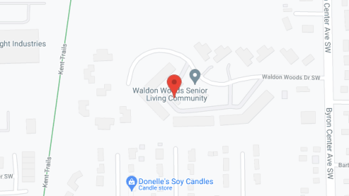 Map of the neighborhood around Walden Woods Retirement