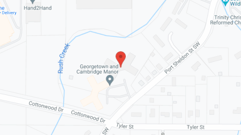 Map of the neighborhood around Georgetown Manor
