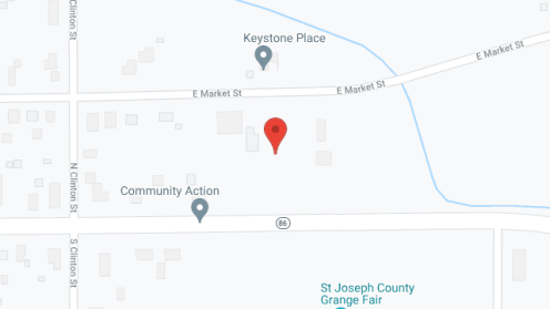 Map of the neighborhood around Fairview Living Ctr