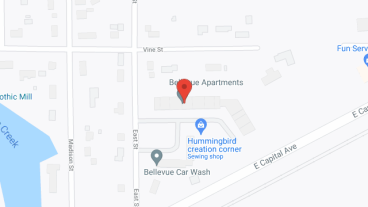 Danbury Apartments in google map