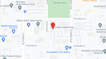 Porter Apartments in google map