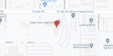 Cedar Place Apartments in google map