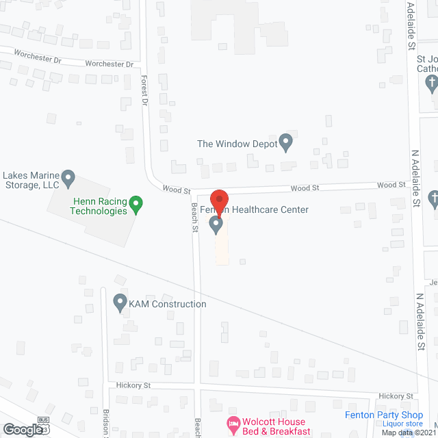 Fenton HealthCare in google map