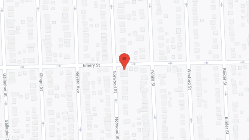 Map of the neighborhood around Pam's Carehome