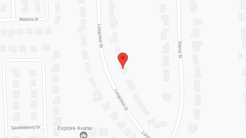 Map of the neighborhood around Aleardi's Place of South Field