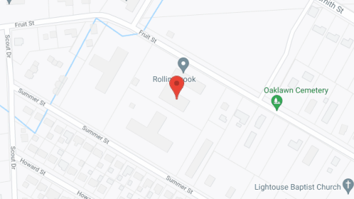 Map of the neighborhood around Rolling Brook Apartments