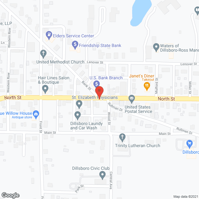 Ross Manor in google map