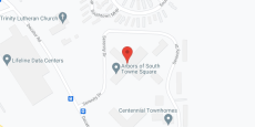 Southtown Square Apartments in google map