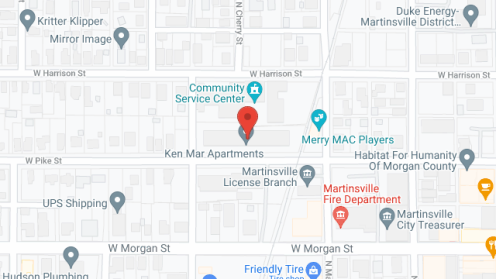 Map of the neighborhood around Ken Mar Apartments