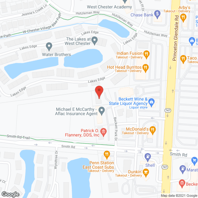 Carington Health System in google map