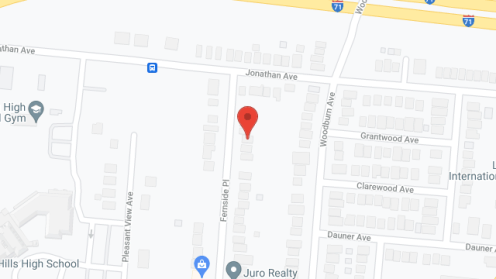 Map of the neighborhood around Trice Home