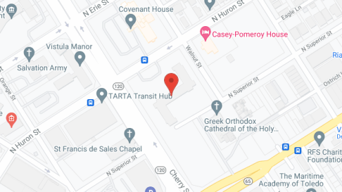 Map of the neighborhood around Madonna Homes