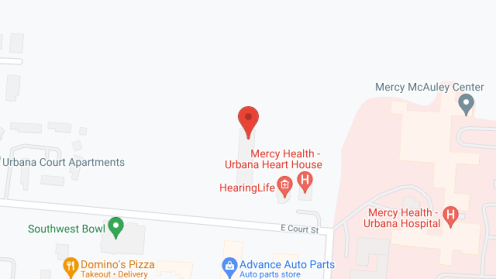 Map of the neighborhood around Messiah Manor