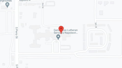 Map of the neighborhood around Lutheran Home