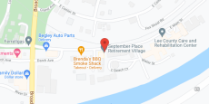 September Place Village in google map