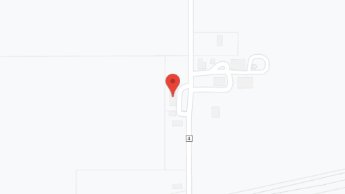 Map of the neighborhood around Our Country Home