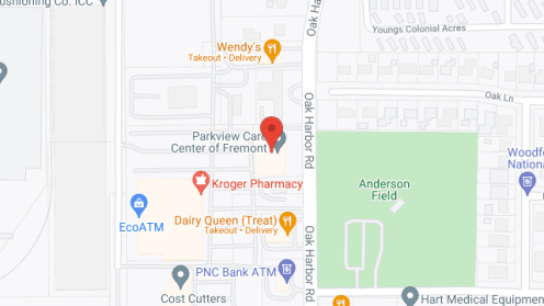 Map of the neighborhood around Parkview Care Ctr