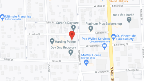 Map of the neighborhood around Royal Gables