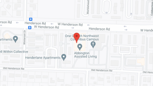 Map of the neighborhood around Abbington Communities
