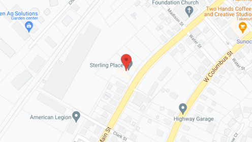 Map of the neighborhood around Mt Sterling Place