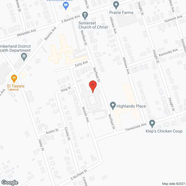 Sunrise Manor Nursing in google map