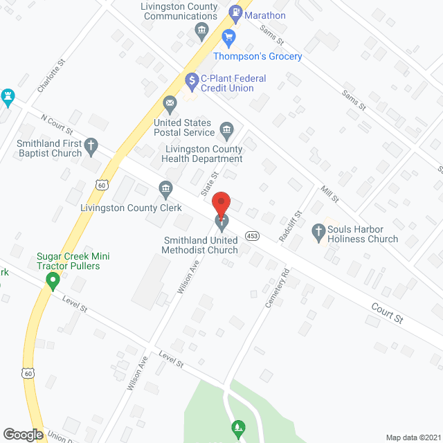 Livingston Convol Ctr in google map