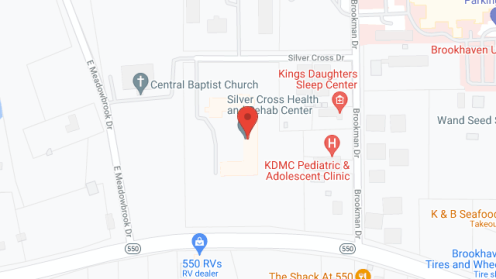 Map of the neighborhood around Silver Cross Home