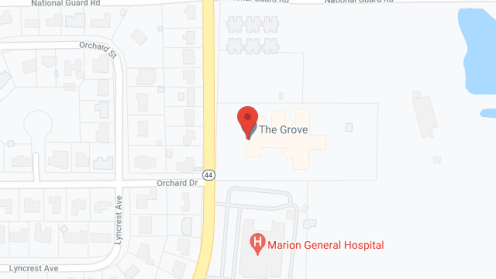 Map of the neighborhood around The Grove