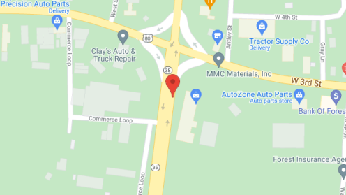 Map of the neighborhood around Rolling Acres Retirement Home