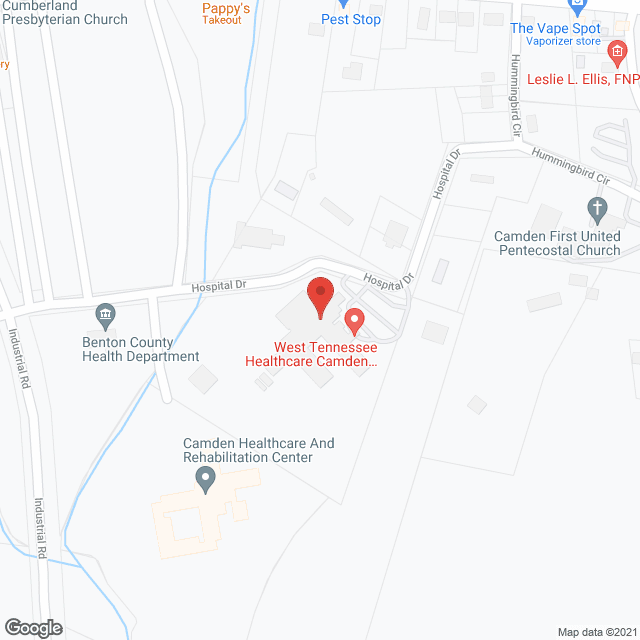 Camden General Hospital Snf in google map