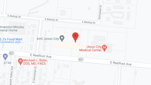 Map of the neighborhood around Union City Manor Nursing Ctr