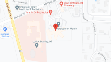 Martin Health Care Ctr in google map