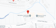 Belvedere Commons of Franklin in google map
