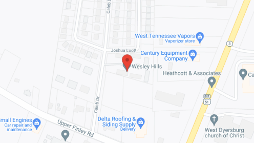 Map of the neighborhood around Wesley Hills
