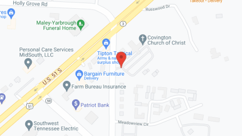 Map of the neighborhood around Meadowview Elderly Apartments