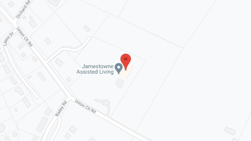 Map of the neighborhood around Jamestowne