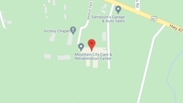 Mountain City Care Ctr in google map