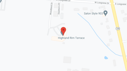 Map of the neighborhood around Highland Rim Terrace